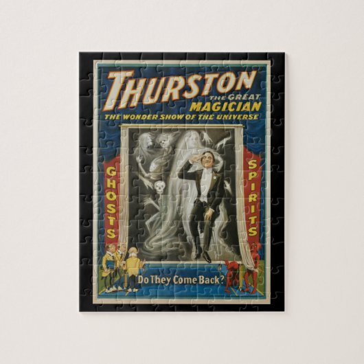 Puzzle Poster Magique vintage, Thurston, Le Grand Magicie (Vertical)