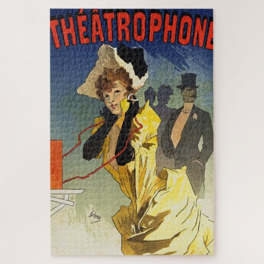 Puzzle Poster publicitaire du théâtre vintage Peinture ar (Vertical)