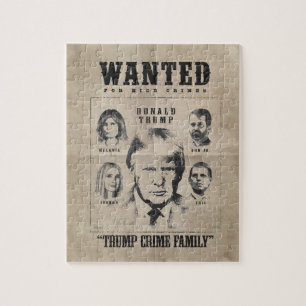 Puzzle Poster Recherché : Famille Trump Crime
