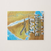 Puzzle Poster vintage Moyen-Orient Travel (Horizontal)