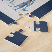 Puzzle Poster Vintage voyage de Montréal Canada (Côté)