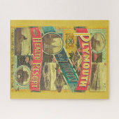 Puzzle Poster Vintage voyage Tourist Guide d'Angleterre  (Horizontal)