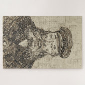 Puzzle Postman Joseph Roulin (Sepia Sketch) (par van Gogh (Horizontal)