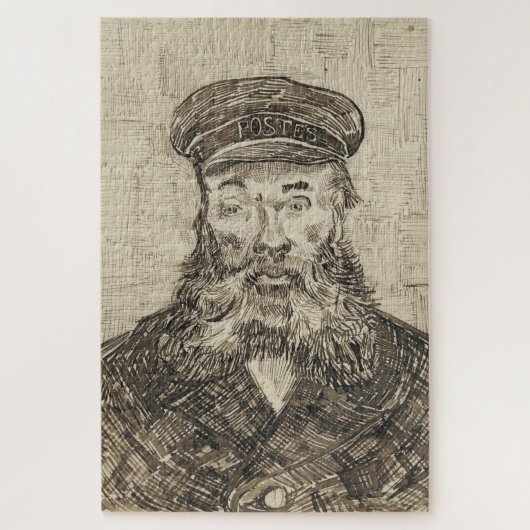 Puzzle Postman Joseph Roulin (Sepia Sketch) (par van Gogh (Vertical)