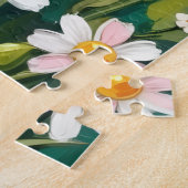 Puzzle Pot de fleurs de printemps Chihuahua Chien mignon (Côté)