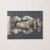 Puzzle Pot de Kohl, dépeignant le dieu égyptien Bes de (Horizontal)