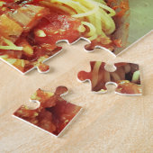 Puzzle Pot de spaghetti avec sauce à la viande (Côté)