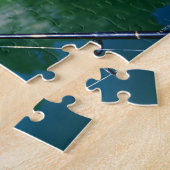 Puzzle Poteau et lac de pêche (Côté)