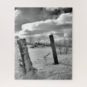 Puzzle Poteaux dans la Neige