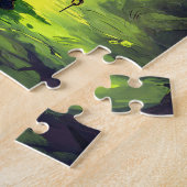 Puzzle Potion magique éclatante Cauldron Halloween (Côté)