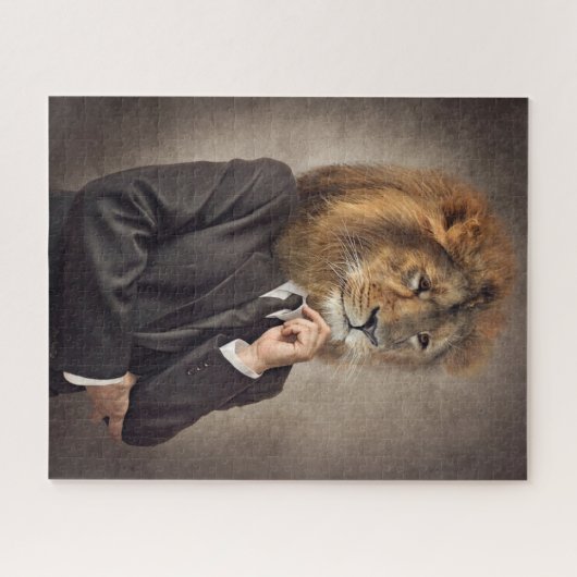 Puzzle Potrait d'un lion (Horizontal)