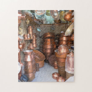 Puzzle Pots De Cuivre Sur Le Marché