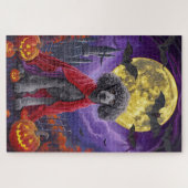 Puzzle Poudou Halloween Vampire Citrouilles Épouvantable (Horizontal)