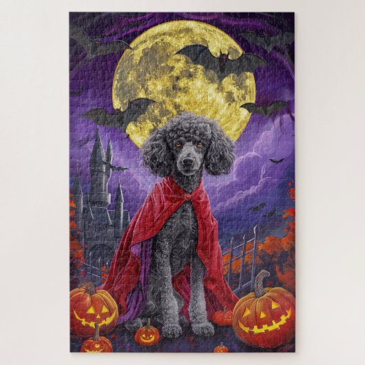 Puzzle Poudou Halloween Vampire Citrouilles Épouvantable (Vertical)