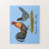 Puzzle Poule bleue du Delaware (Vertical)