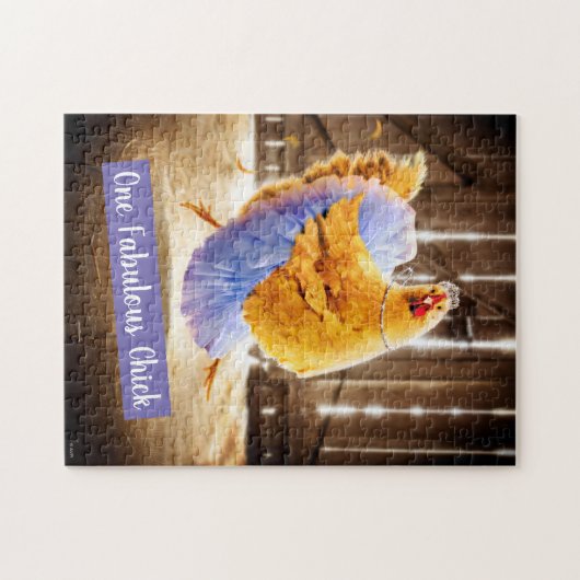 Puzzle Poulet dans un tutu (Horizontal)
