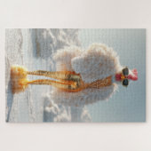 Puzzle Poulet de Glam sur glace (Horizontal)