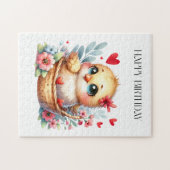 Puzzle Poulet de naissance mignon. (Horizontal)