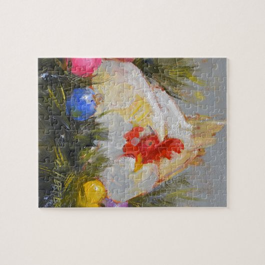 Puzzle Poulet de Noël (Horizontal)