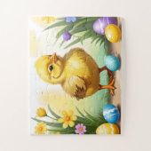 Puzzle Poulet de Pâques 1, Pâques (Vertical)