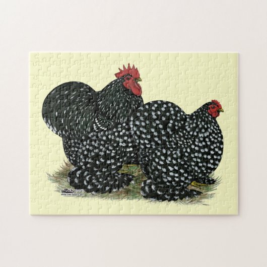 Puzzle Poulets en coton (Horizontal)