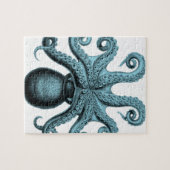 Puzzle Poulpe dans Teal (Horizontal)