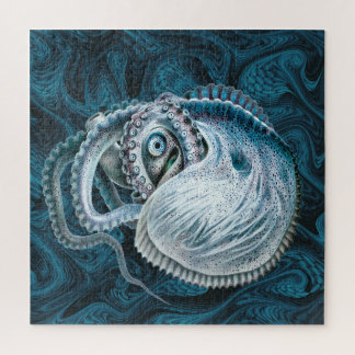 Puzzle Poulpe Nautilus Argonaute Vintage