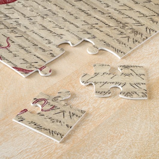 Puzzle poulpe vintage (Côté)