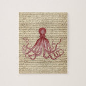Puzzle poulpe vintage (Vertical)