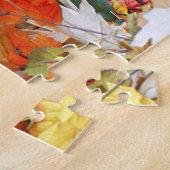 Puzzle Poupée de cerf d'action de grâce dans la scène de  (Côté)