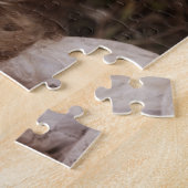 Puzzle Poupée d'horreur déplaisante dans les tons Sepia (Côté)