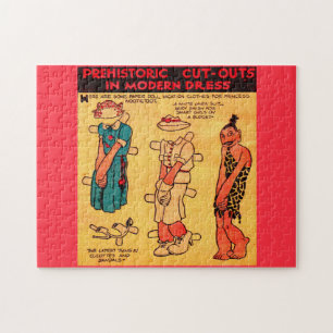 Puzzle Poupée en papier de bande dessinée des années 1930