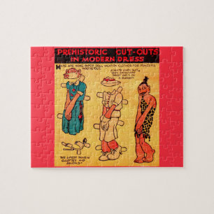 Puzzle Poupée en papier de bande dessinée des années 1930