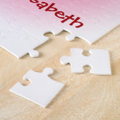 Puzzle Poupée japonaise de kokeshi aux fleurs de Sakura (Côté)