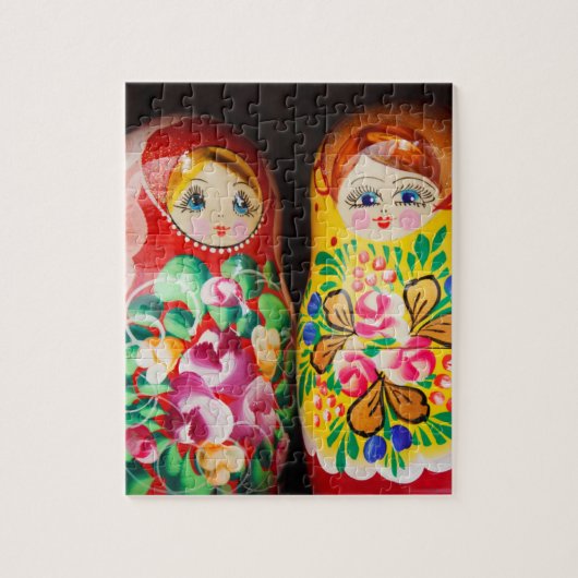 Puzzle Poupées colorées Matryoshka (Vertical)