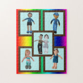 Puzzle - Poupées garçons et filles (Vertical)