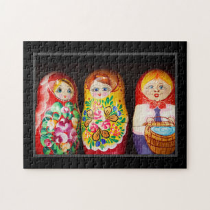 Puzzle Poupées Matriochka Colorées