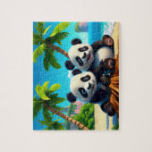 Puzzle pour bébés enfants - Tropical (Vertical)