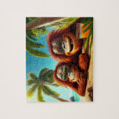 Puzzle pour enfants Orangutans - Tropical (Vertical)