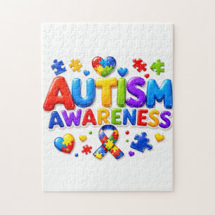 Puzzle pour la sensibilisation à l'autisme pour en
