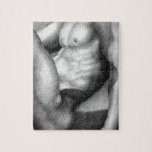 Puzzle pour lui 8x10 Art Homme Bodybuilder