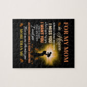 Puzzle Pour Ma Mère Dans Le Ciel Cadeau Du Jour Mémorial  (Horizontal)