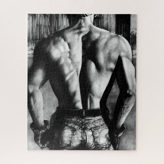 Puzzle Pour Men Elegant Hand-drawn Art Mal (Vertical)