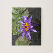 Puzzle pourpre de lis d'étang (Vertical)