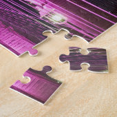 Puzzle Pourpre de Lit de pont de Brooklyn (Côté)