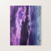 Puzzle pourpre de nuages (Vertical)