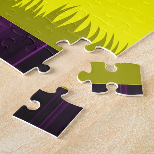 Puzzle pourpre d'éléphant (Côté)