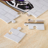 Puzzle pourpre personnalisé du Jersey de (Côté)