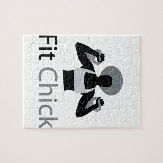 Puzzle Poussin convenable avec l'Afro tenant des (Horizontal)