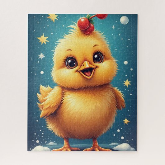 Puzzle Poussin heureux (Vertical)